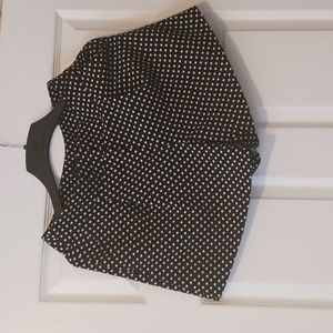 Ann Taylor Polka Dots Pleated Shorts